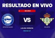 Deportivo Alavés vs Real Betis resultado en vivo