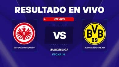 Eintracht Frankfurt vs Borussia Dortmund resultado