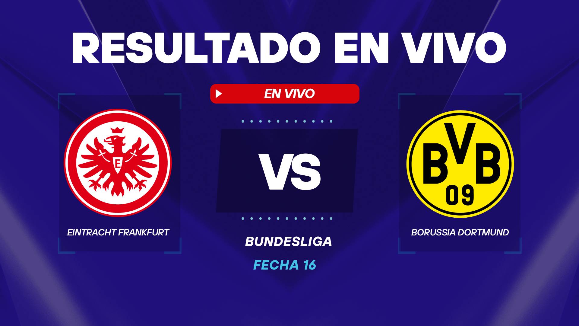 Eintracht Frankfurt vs Borussia Dortmund resultado