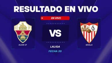 Elche vs Sevilla resultado en vivo