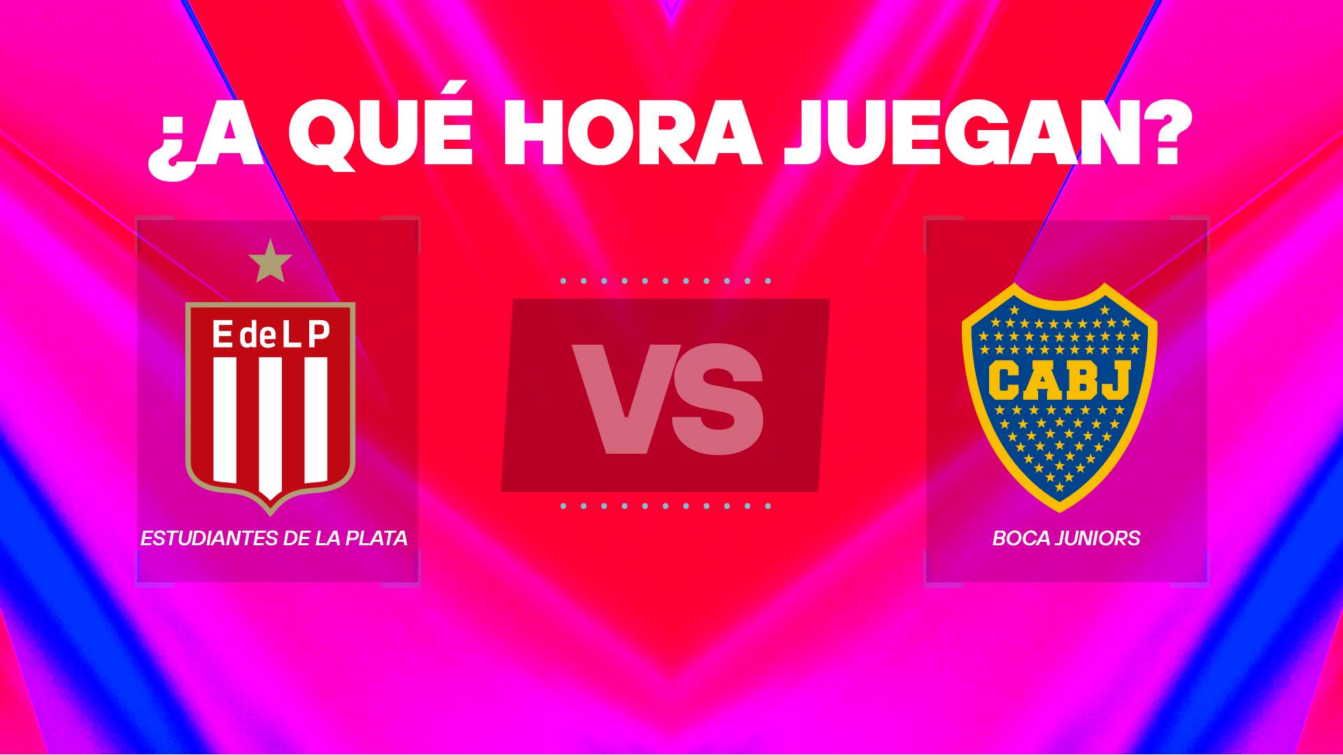 Estudiantes vs Boca horario