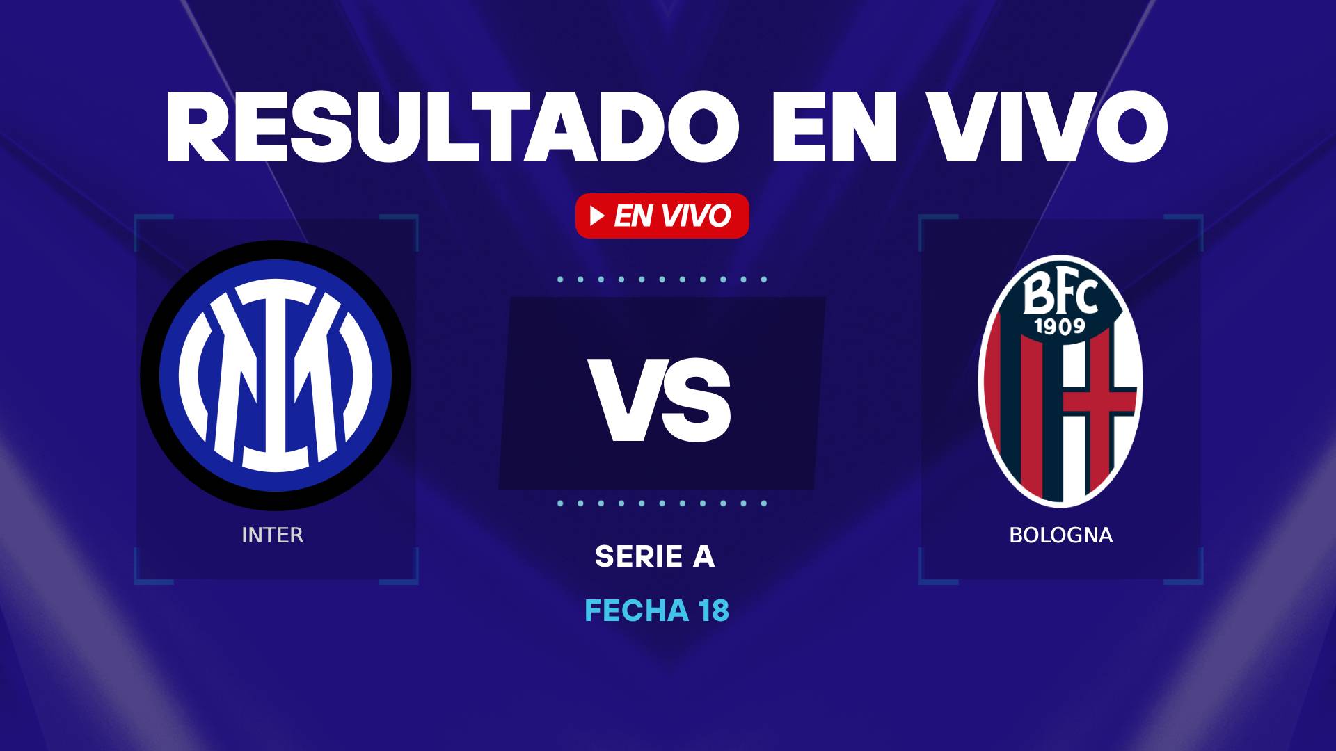 Inter vs Bologna Resultado en vivo