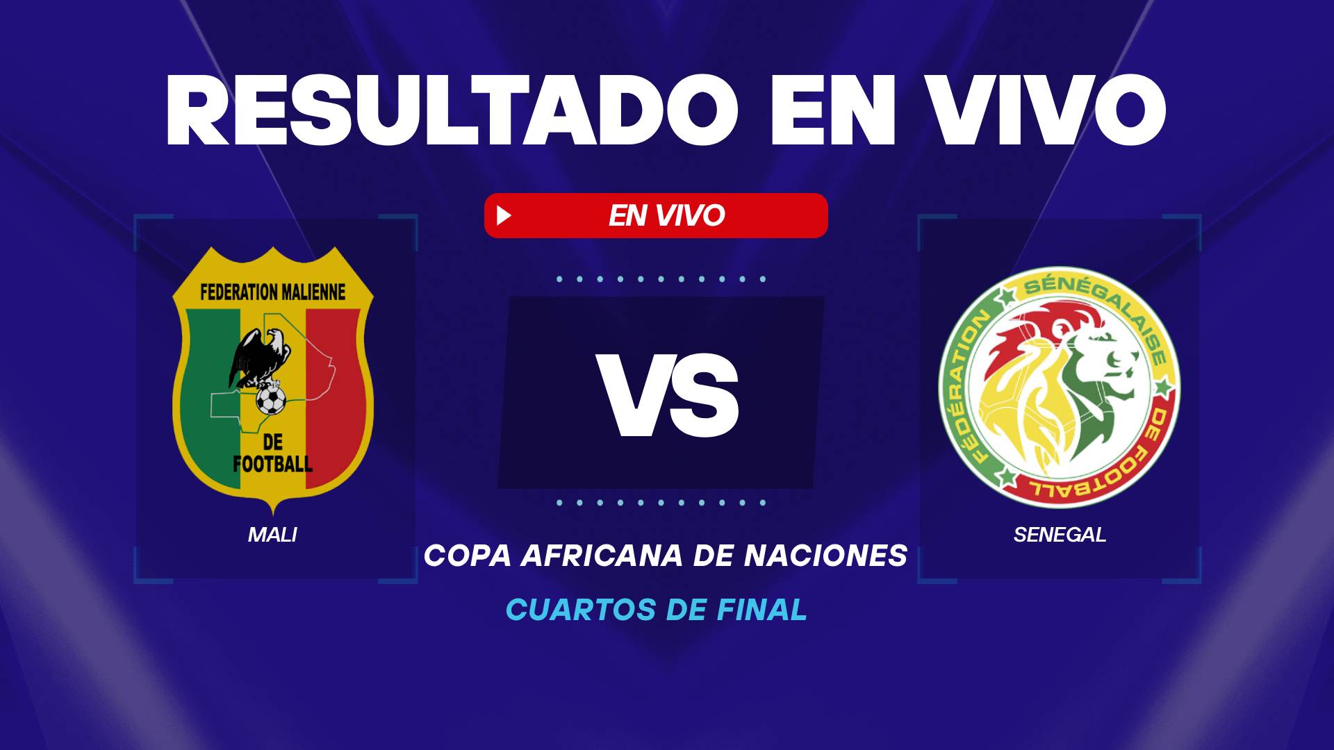 Mali vs Senegal resultado