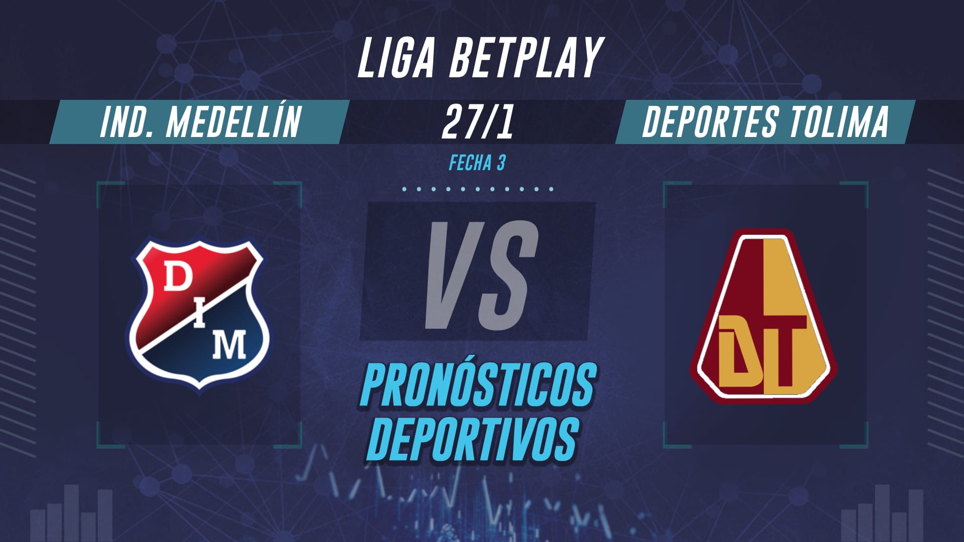 Medellín vs Tolima