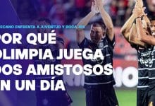 Olimpia dos amistosos en un día