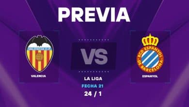 Valencia vs Espanyol: cuando juegan y horarios de la Fecha 21 de La Liga