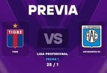 Tigre vs Estudiantes RC: horarios y donde ver el partido por la Liga Profesional