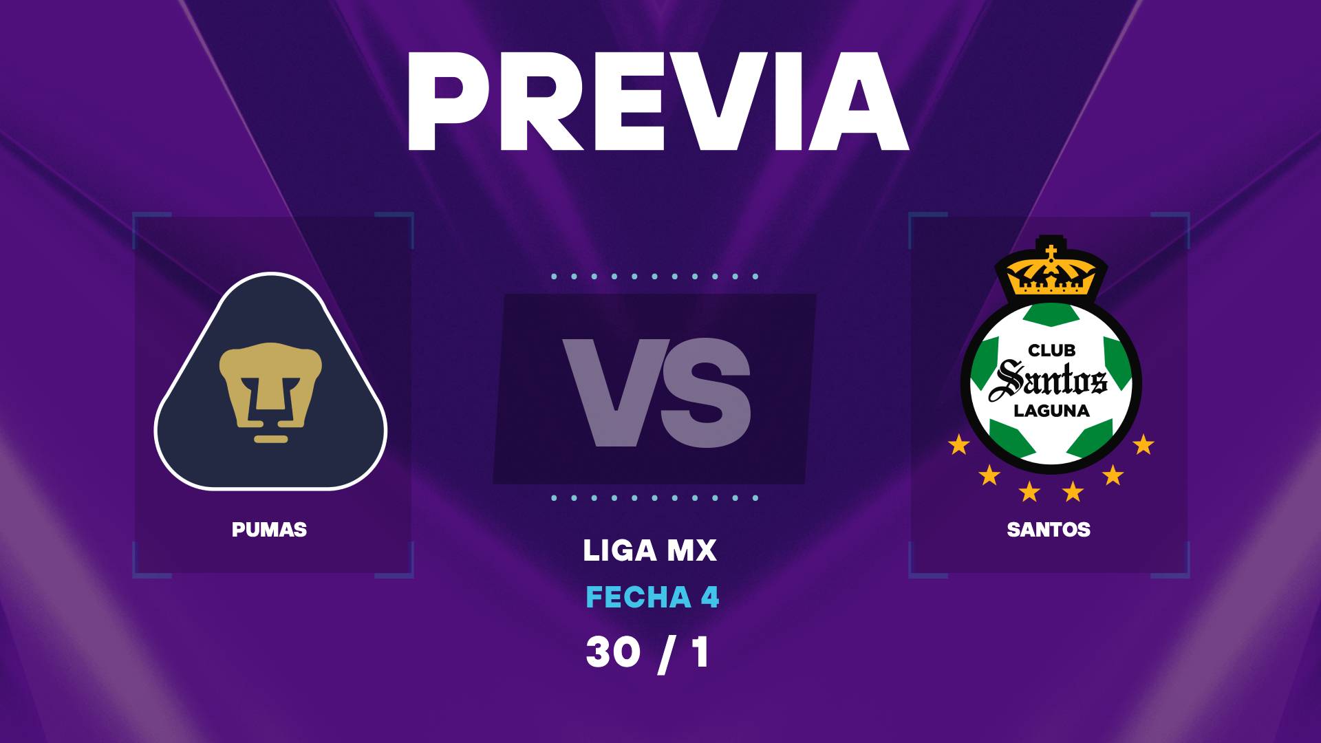 Pumas vs Santos Laguna en vivo: Horario, dónde ver y posibles formaciones por la Liga MX