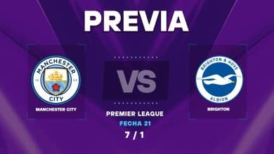 Manchester City vs Brighton: donde ver y posibles formaciones de la Premier League