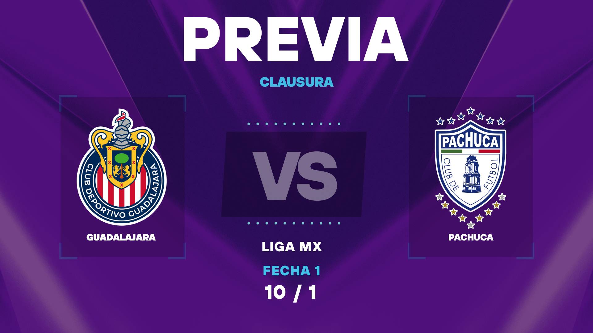 Chivas vs Pachuca: cuando juegan y donde ver en el inicio de la Liga MX