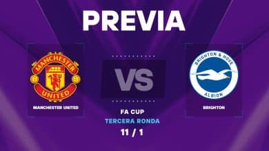 Manchester United vs Brighton: cuando juegan y horarios de la FA Cup