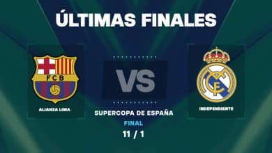 Resultado de últimas finales entre Barcelona vs Real Madrid