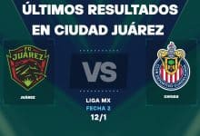 Últimos resultados de Chivas visitando a Juárez