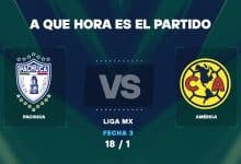 A que hora juega América vs Pachuca por la Liga MX