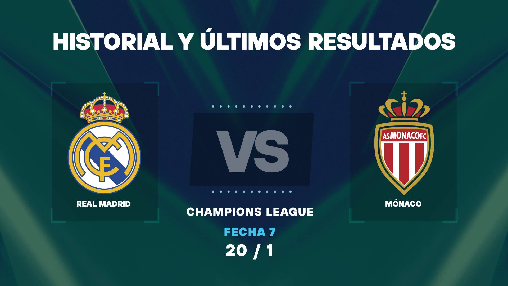 Real Madrid vs Mónaco: historial y últimos resultados entre ambos equipos