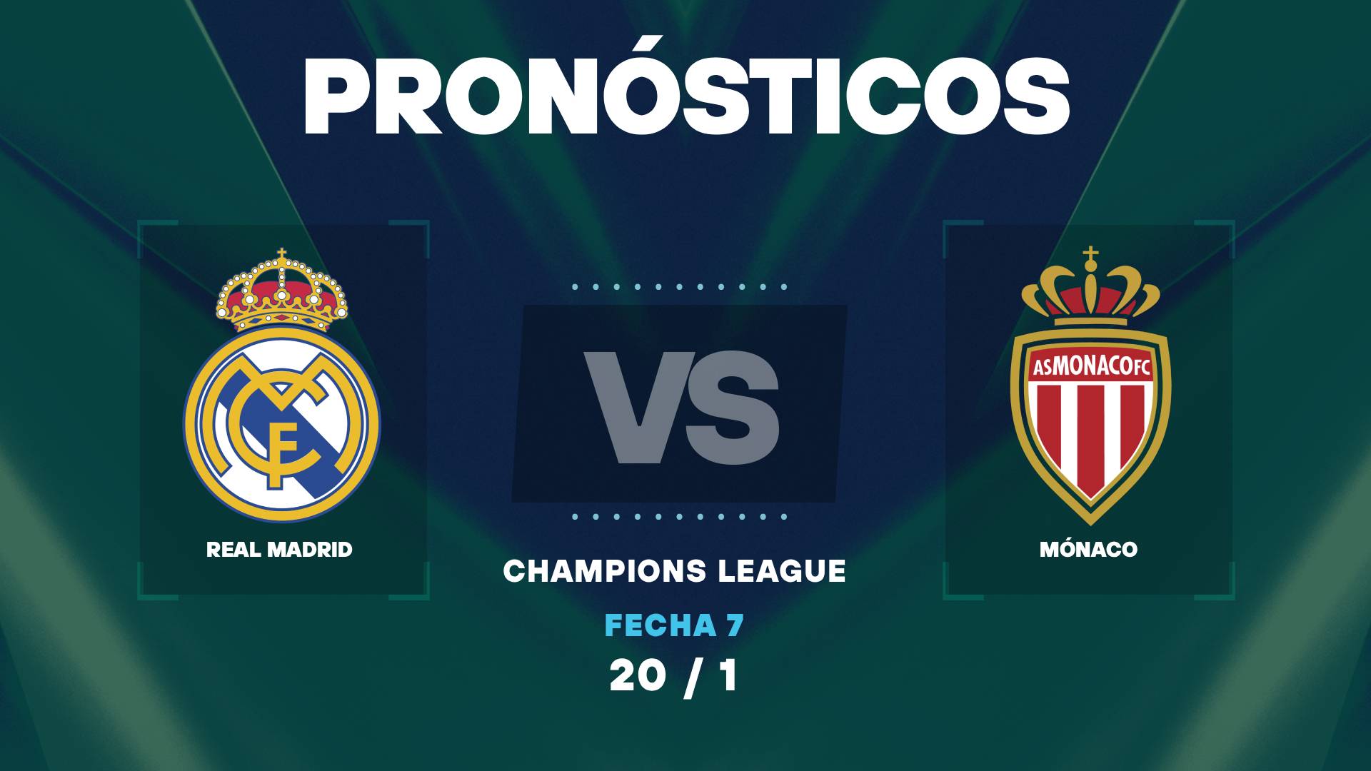 Real Madrid vs Mónaco: pronósticos para este partido de Champions League