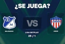 ¿Se suspende Millonarios vs Junior? Así luce la cancha del Campin