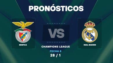 Pronóstico Benfica vs Real Madrid: predicciones de la Champions League por la Jornada 8