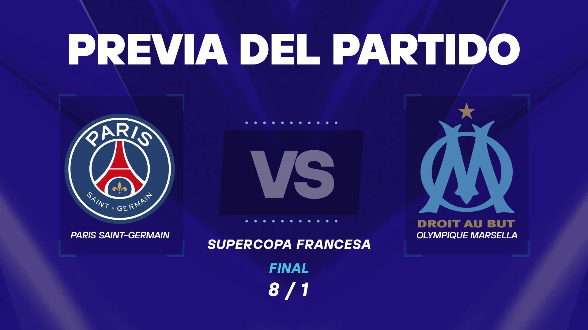PSG vs Olympique Marsella previa