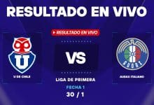 Universidad de Chile vs Audax Italiano: Resultado EN VIVO por la Liga de Primera 2026