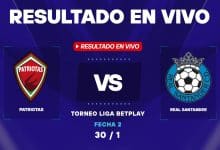 Patriotas vs Real Santander: Resultado EN VIVO del Torneo BetPlay