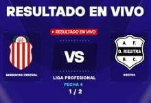 Barracas vs Riestra hoy: Resultado EN VIVO en la Liga Profesional