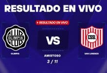 Olimpia vs San Lorenzo: resultado EN VIVO y transmisión del amistoso