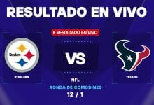 Steelers vs Texans: resultado EN VIVO y estadísticas de la NFL