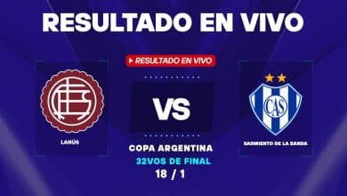 Lanús vs Sarmiento de la Banda: resultado EN VIVO y estadísticas de la Copa Argentina