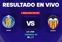 Getafe vs Valencia: resultado EN VIVO y estadísticas del partido de La Liga