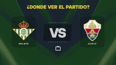 Real Betis vs Elche donde ver en vivo