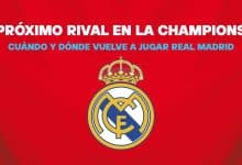 Real Madrid en Champions League próximo partido
