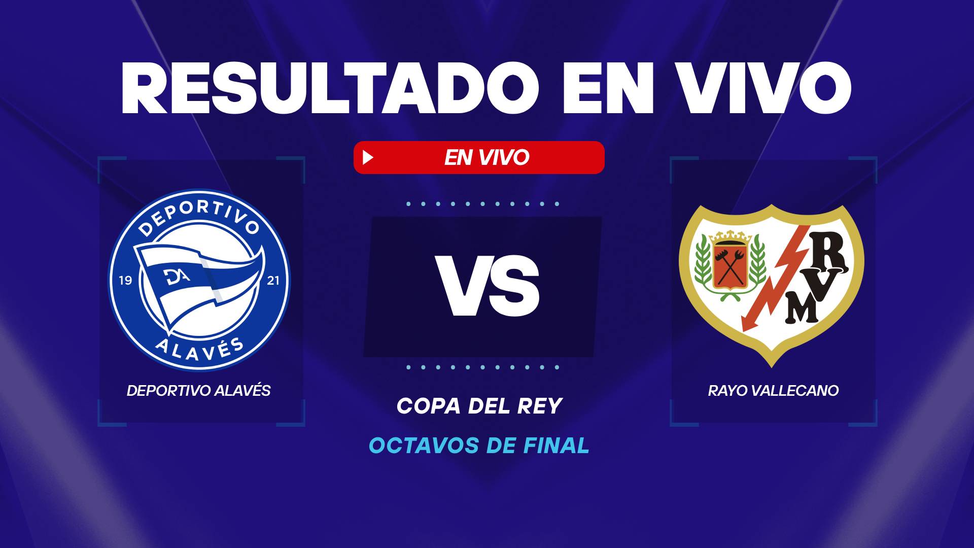 Resultado en vivo Alavés vs Rayo Vallecano