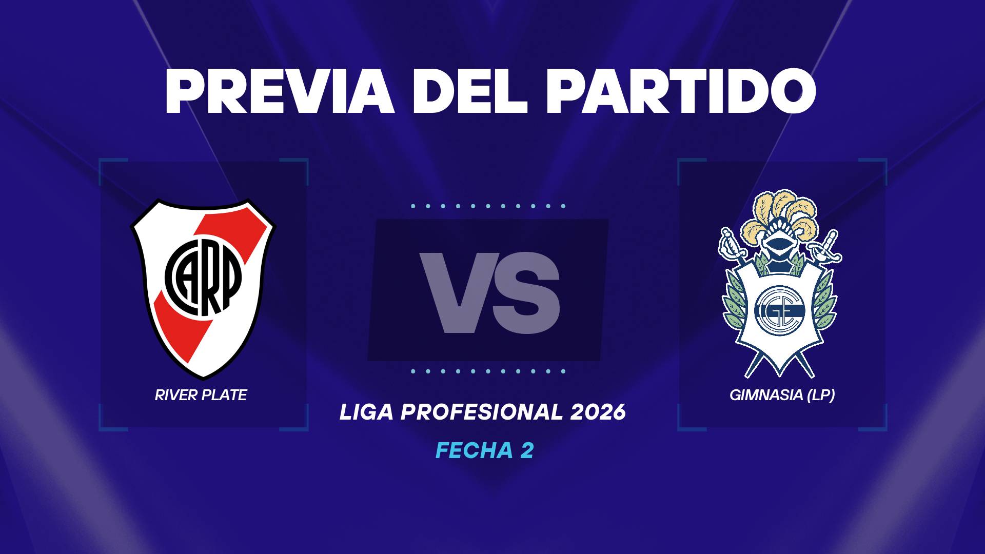 River vs Gimnasia previa