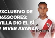 Sebastián Villa a River