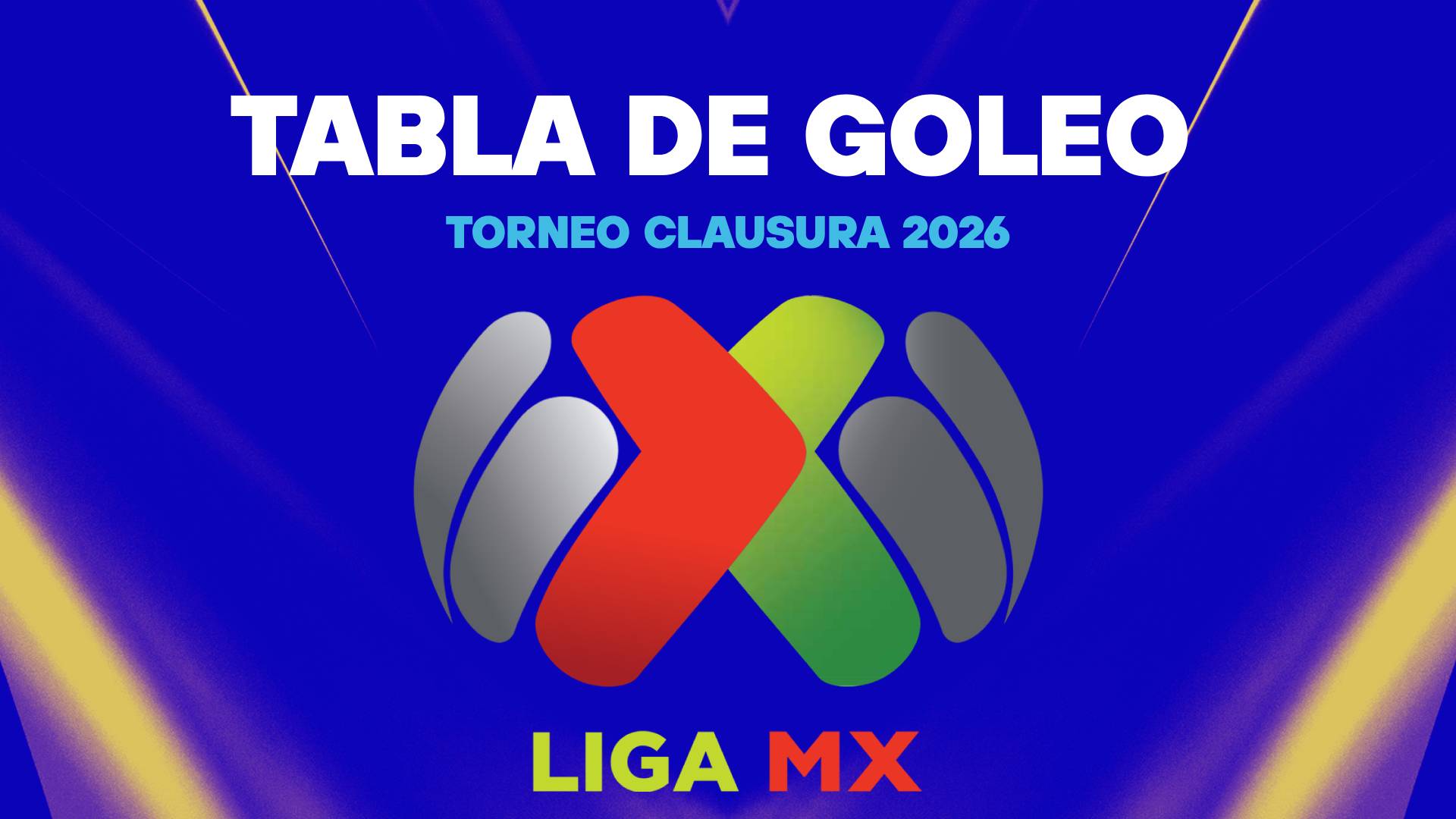 Tabla de Goleo Liga MX 2026