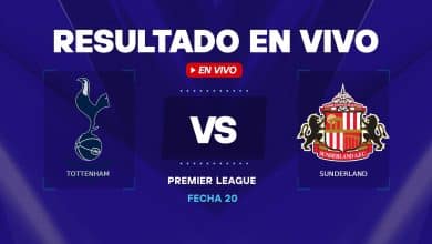 Tottenham vs Sunderland resultado en vivo