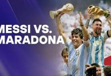 messi vs maradona en mundiales