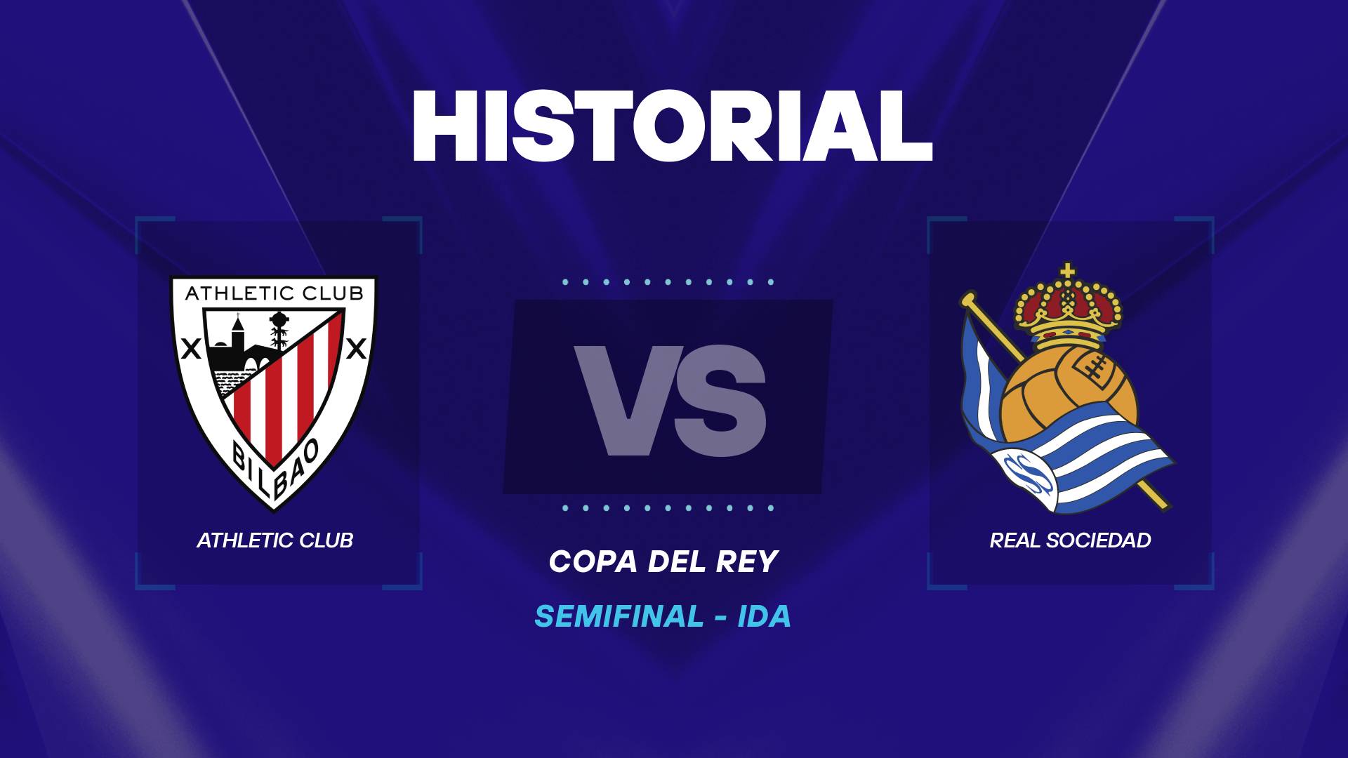 Athletic Club vs Real Sociedad historial Copa del Rey