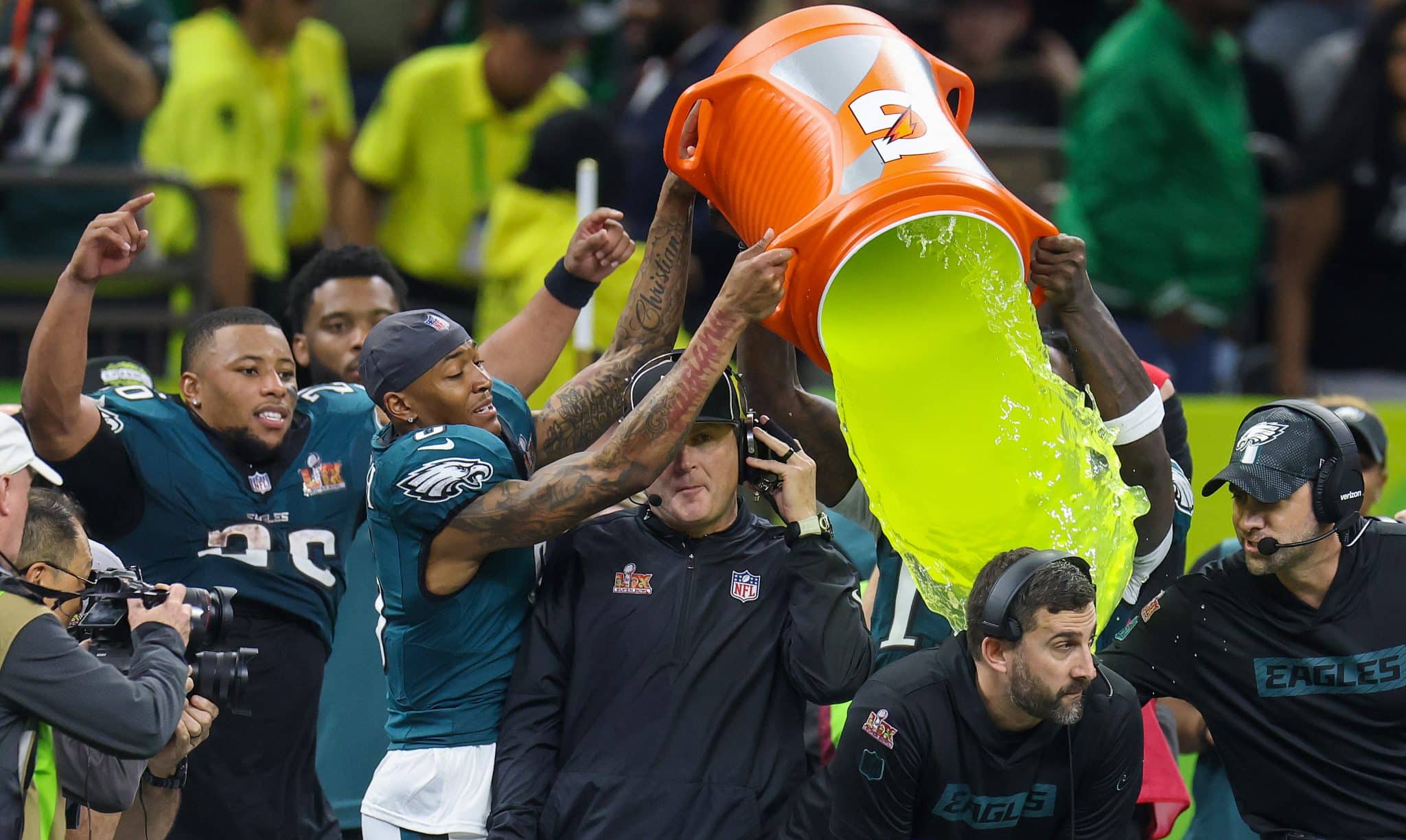 ¿De qué color será el Gatorade en el Super Bowl 2026? Momios y favoritos (Getty Images)