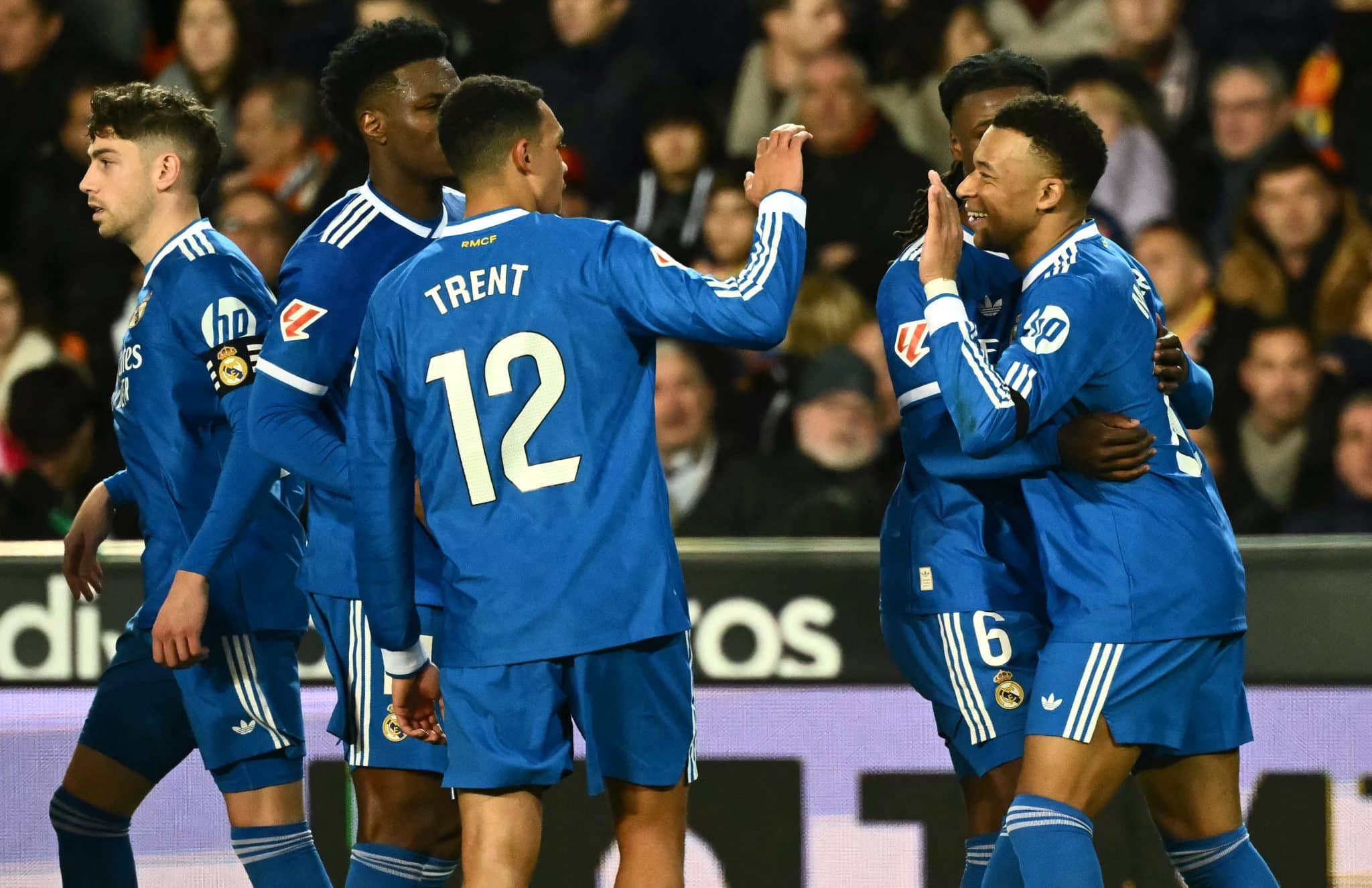 Puntajes de Real Madrid vs Valencia: ¿quién fue la figura en Mestalla? (Getty Images)