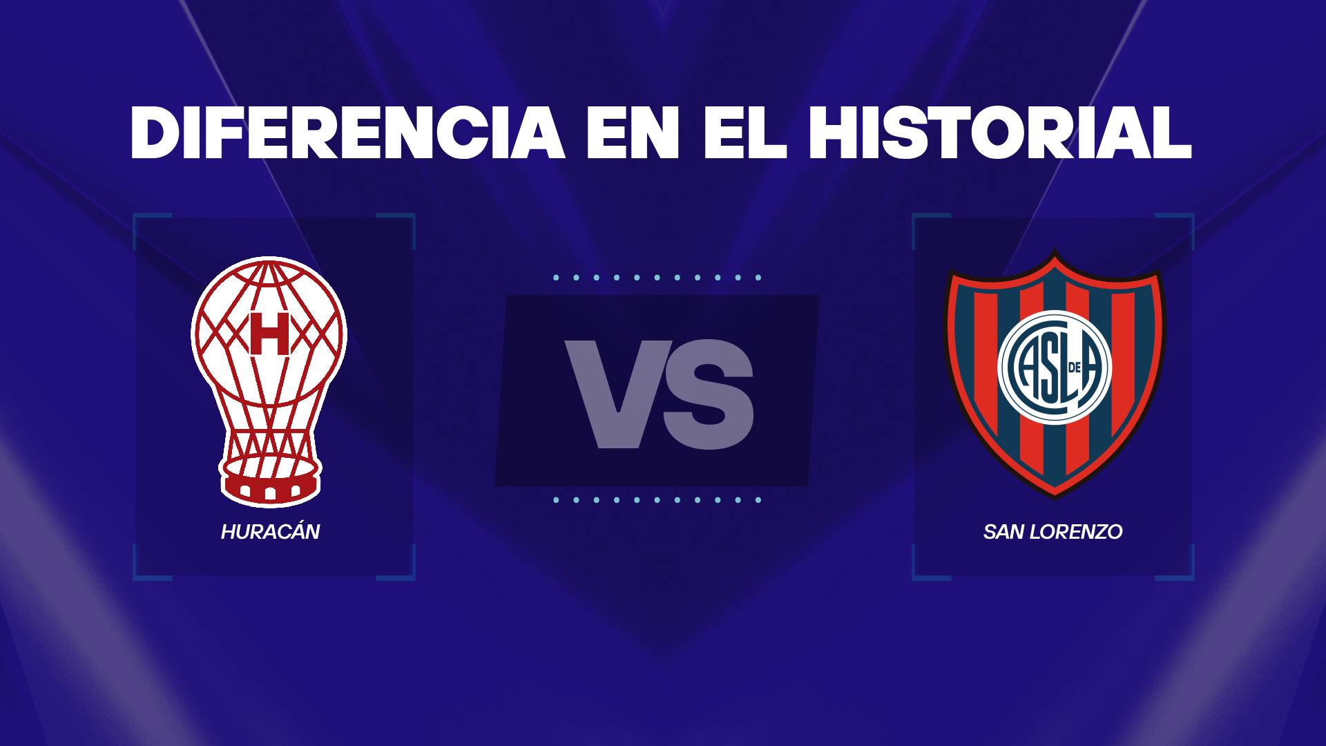 Huracán vs San Lorenzo diferencia historial