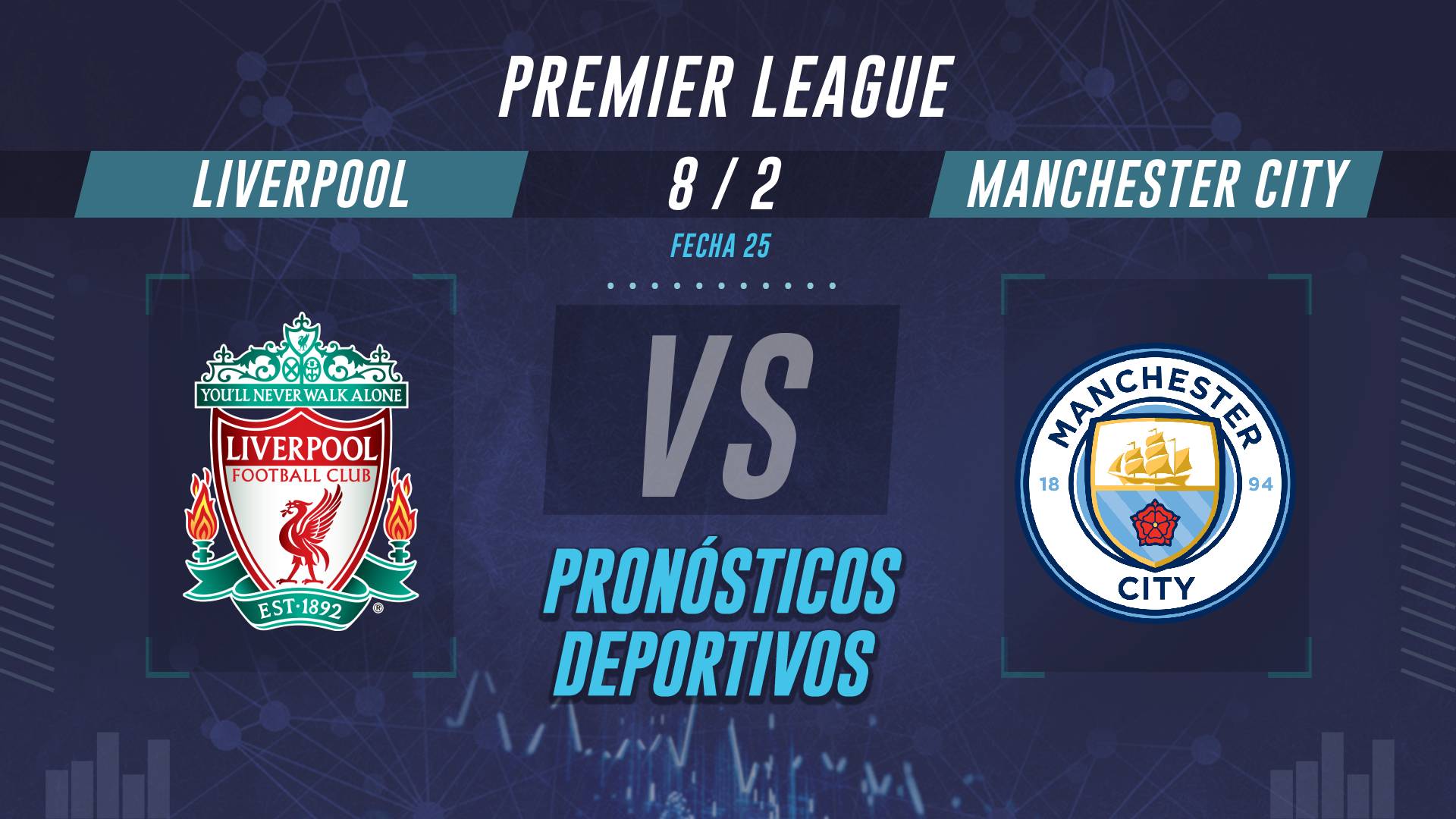 Liverpool vs Manchester City pronósticos