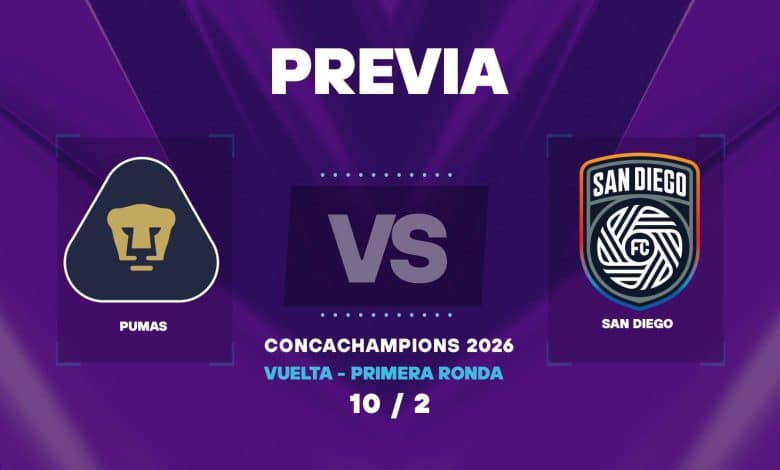 Pumas vs San Diego FC: Horario, dónde ver y posibles formaciones por Concachampions