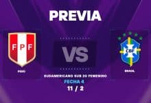 Perú Sub20 vs Brasil Sub20 : Horario, dónde ver y posibles formaciones por el Sudamericano