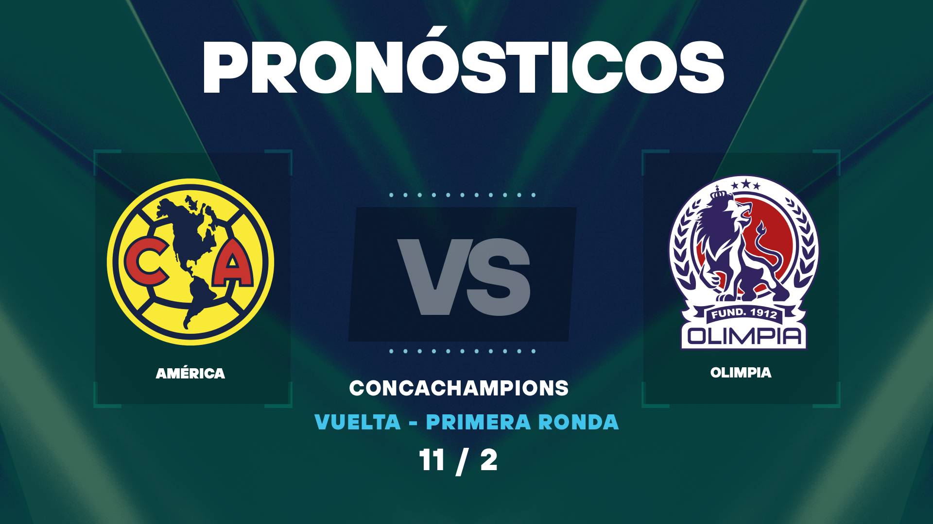 Pronóstico Club América vs CD Olimpia: Cuotas y predicciones por la Concachampions