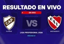 Platense vs Independiente Resultado en vivo