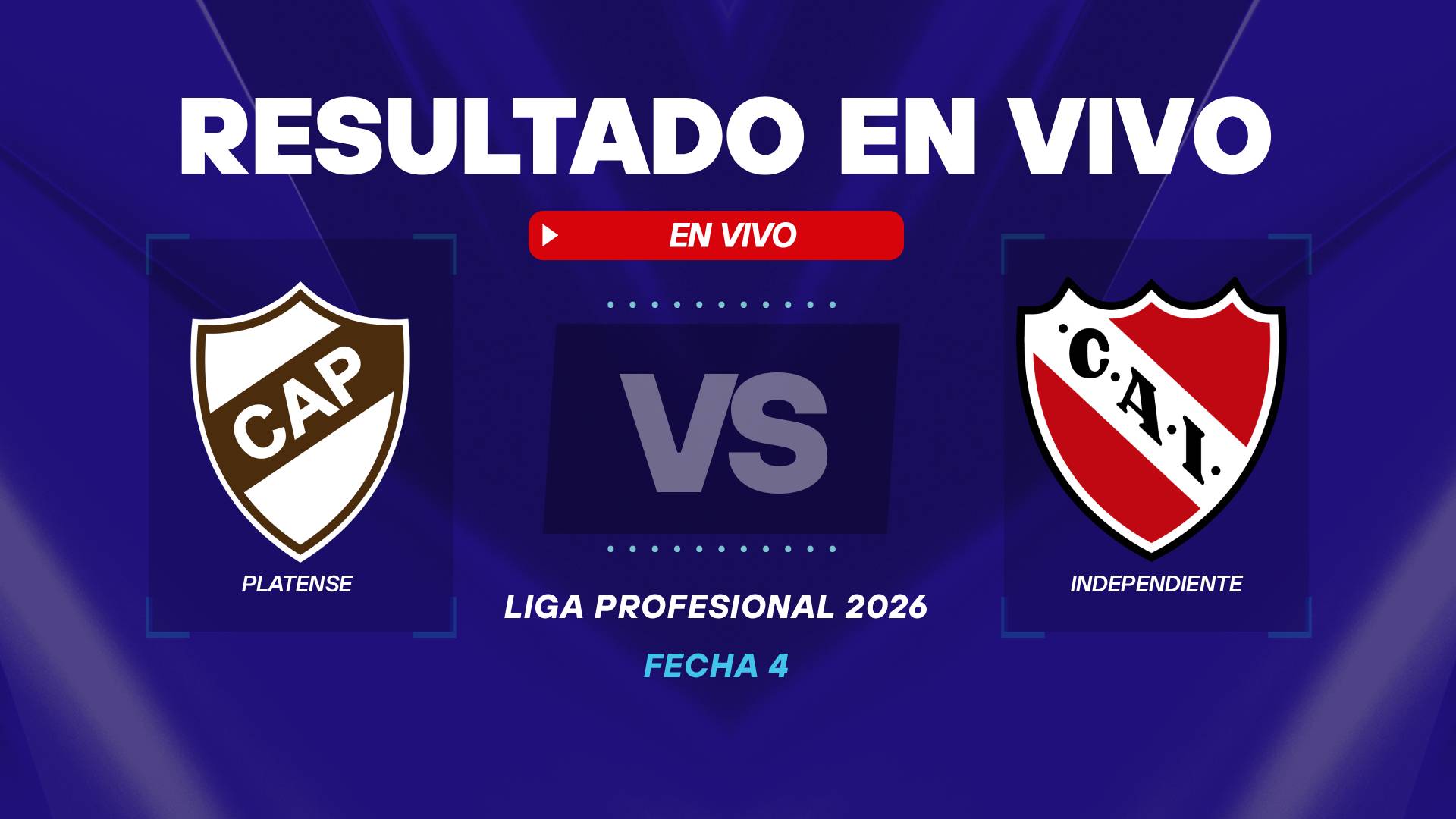 Platense vs Independiente Resultado en vivo