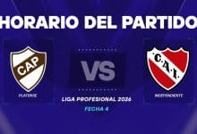 Platense vs Independiente a que hora juegan