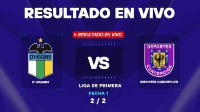 Resultado de O'Higgins vs Deportes Concepción EN VIVO hoy por la Liga de Primera
